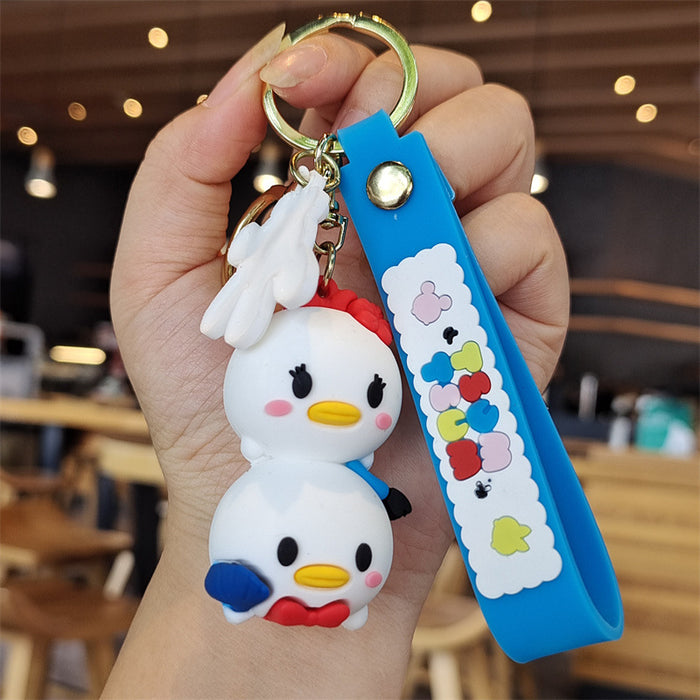 Wholesale Cartoon Silicone Doll Keychain JDC-KC-ZhuoRan025