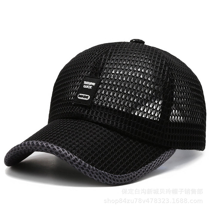 Wholesale Hat Mesh Baseball Hat Sunshade Breathable Sports and Leisure Sunscreen Hat