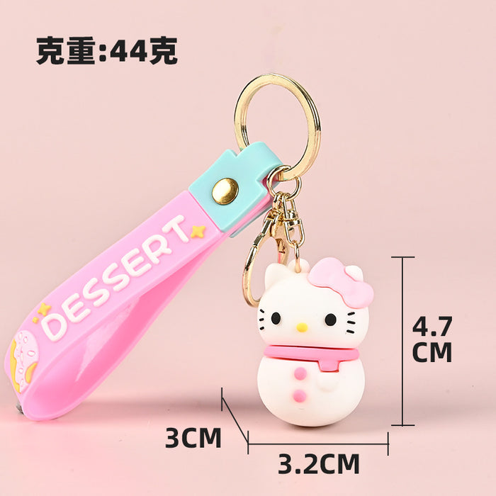 Wholesale Cartoon Cute PVC Soft Keychain Pendant Fashion Accessory Gift MOQ≥10