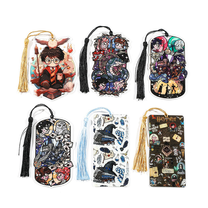 Wholesale Peripheral Bookmark Acrylic Tassel Pendant