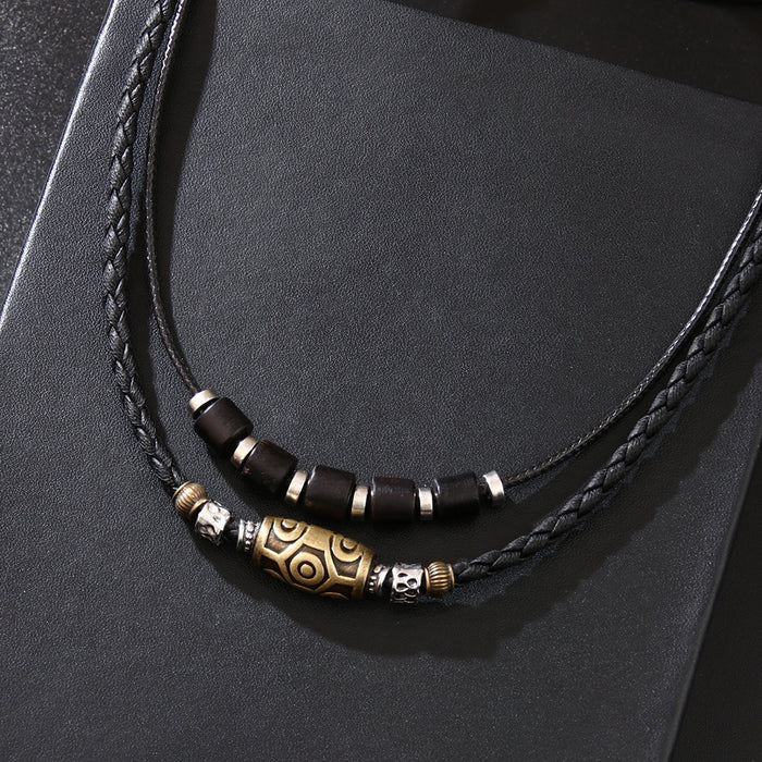 Wholesale Vintage Braided Necklaces JDC-NE-QN001