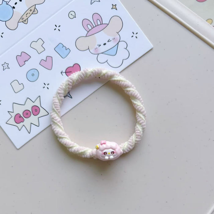 Wholesale Rubber Band Resin Headline Katie Hair Ring Couple Hair Accessories