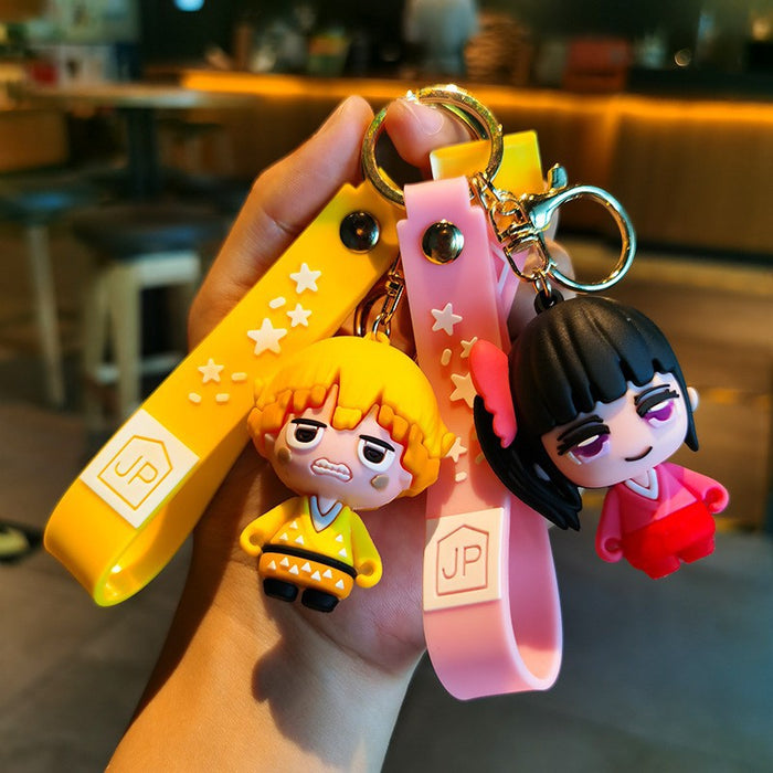 Wholesale Resin Creative Cartoon Anime Keychain JDC-KC-Shanm005