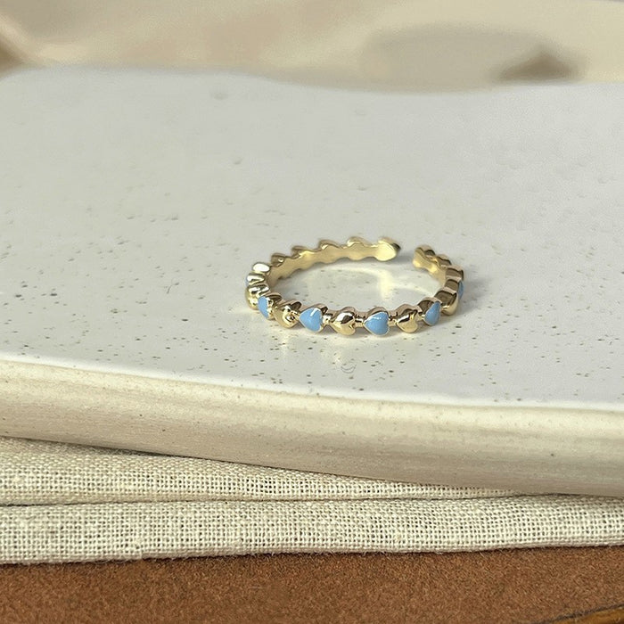 Wholesale Light luxury ring, high-end feel, open index finger ring, unique and niche ring