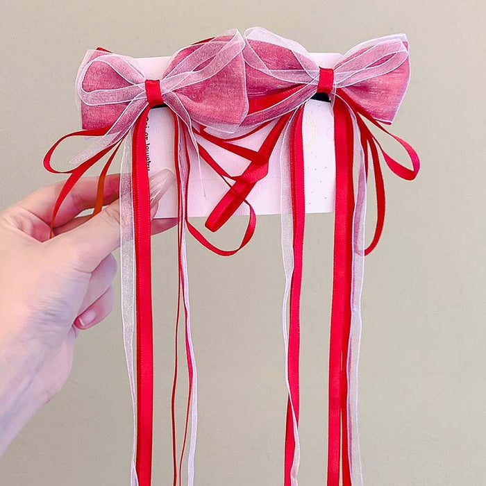 Wholesale Children's Bow Ribbon Hairpin Baby JDC-HC-DF005