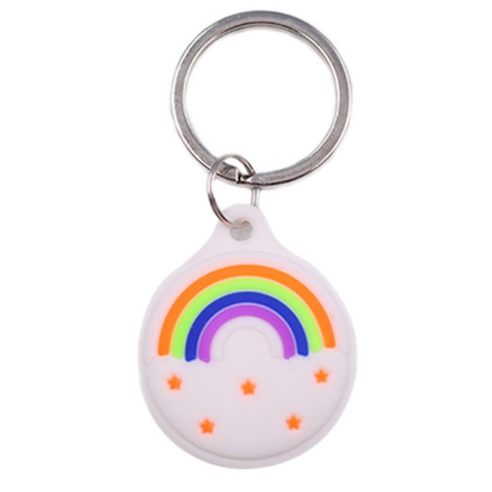 Wholesale PVC Protective Cover Cartoon Cute Anti-lost Device Silicone Protective Cover Keychain JDC-KC-YiJia001