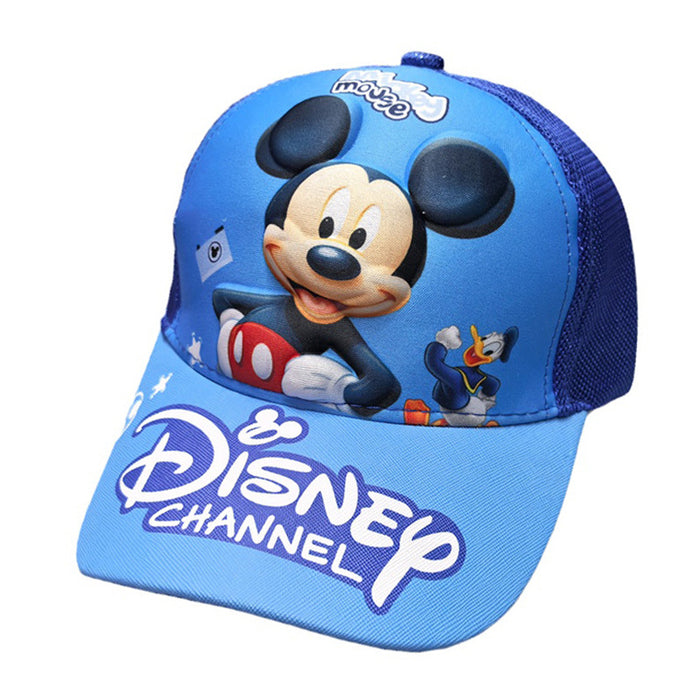 Wholesale 3D printed children's baseball cap, anime cartoon mesh cap, sun hat