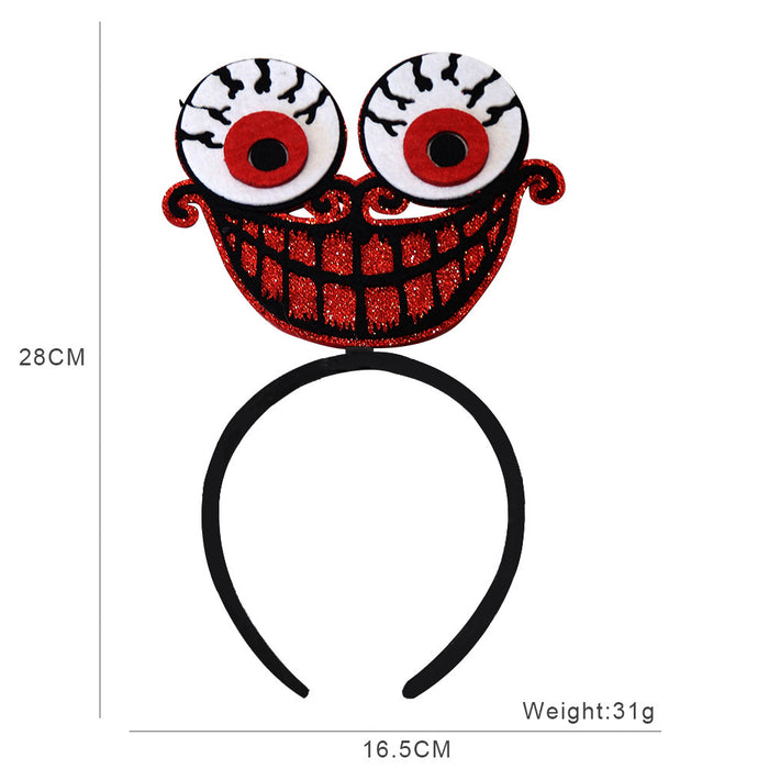 Wholesale Headband With  Bat And Pumpkin Decor Chic Party Prop Hair Accessory