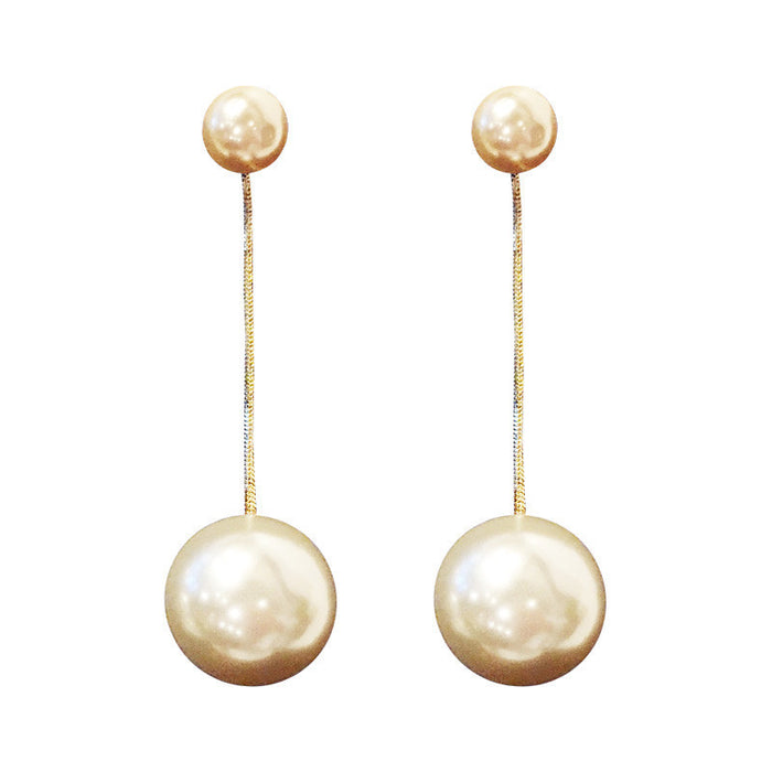 Wholesale Pearl earrings temperament earrings personality versatile pendant long