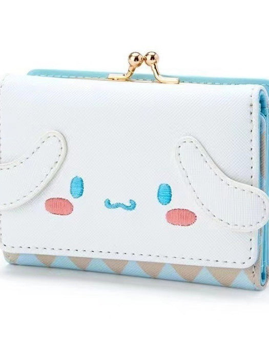 Wholesale Cute PU Leather Zipper Buckle Wallet