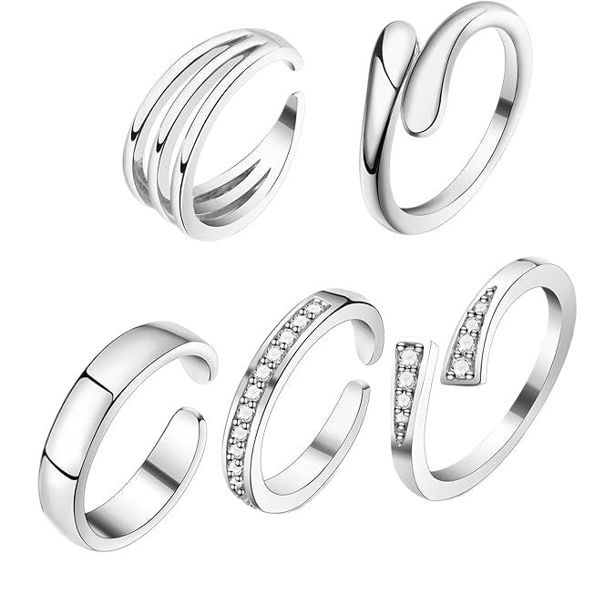 Wholesale Advanced copper plated real gold inlaid zircon open toe ring, niche versatile foot ring