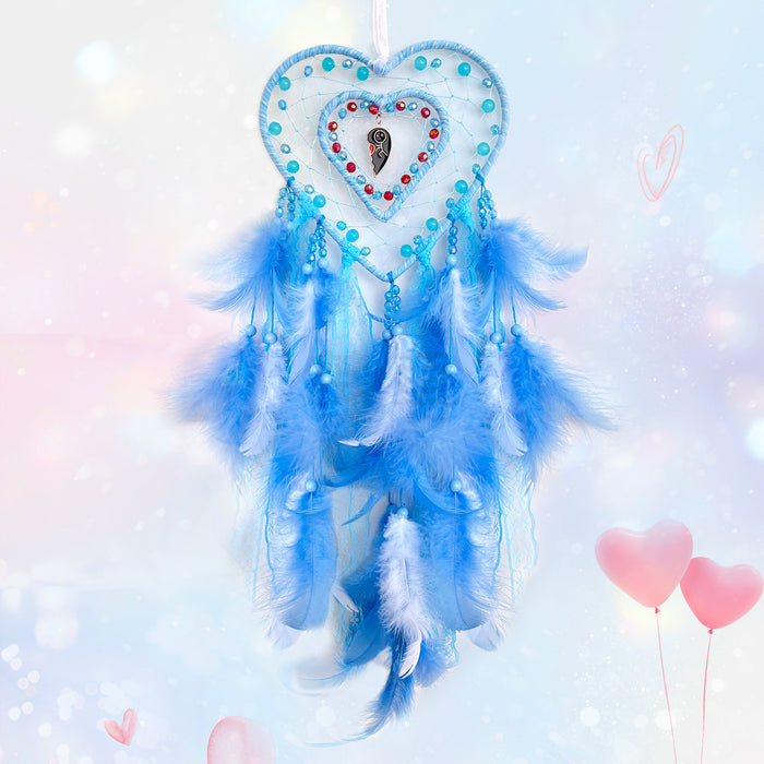 Wholesale Metal Dream Catcher Hollow Heart Design Wedding Home Decor Hanging Ornament Gift MOQ≥2