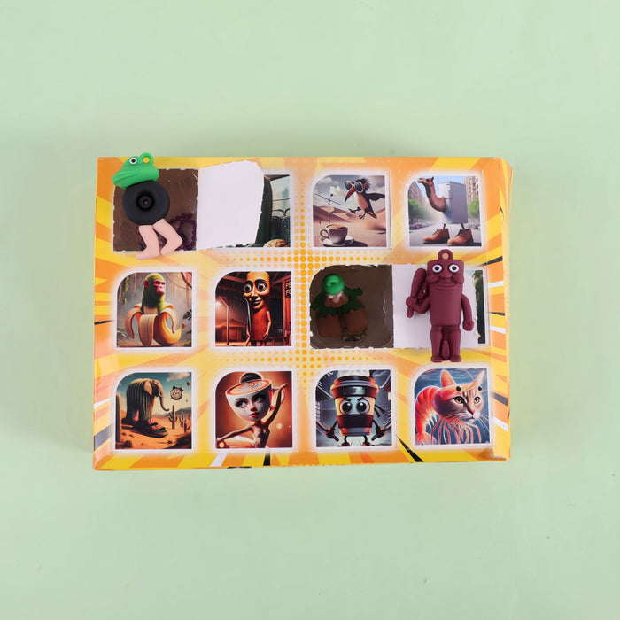 Wholesale Quirky abstract keychain pendant