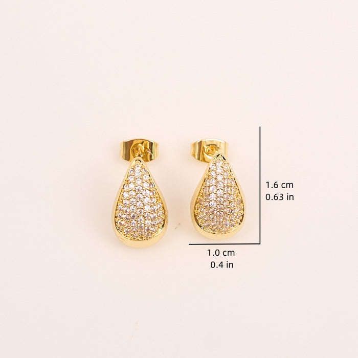 Wholesale Irregular wide C-shaped earrings