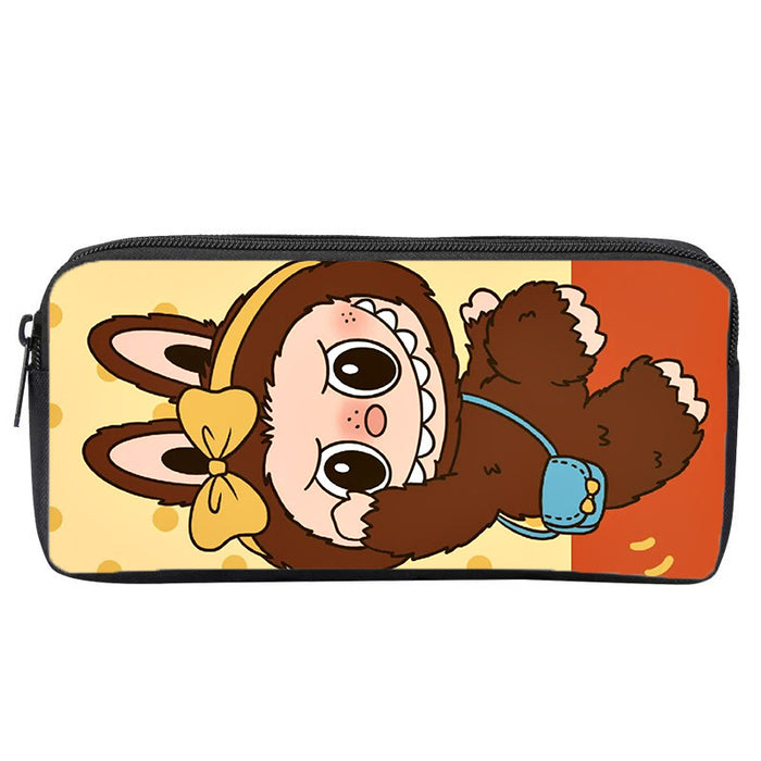 Wholesale Pencil Bag Student Stationery Bag Cartoon Printed Pencil Bag Single Layer Pencil Bag Large Capacity