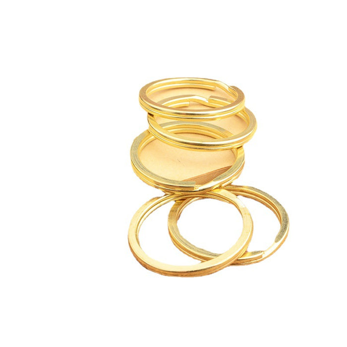 Wholesale Copper ring, keyring, keyring accessories, copper gourd accessories, iron ring, alloy ring buckle parts