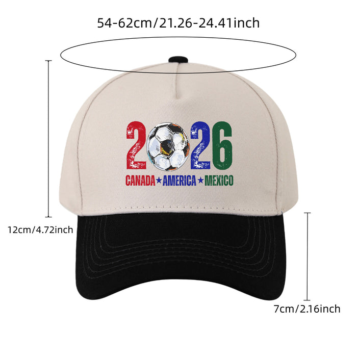 Wholesale World Cup Printed Outdoor Sun Hat Baseball Cap