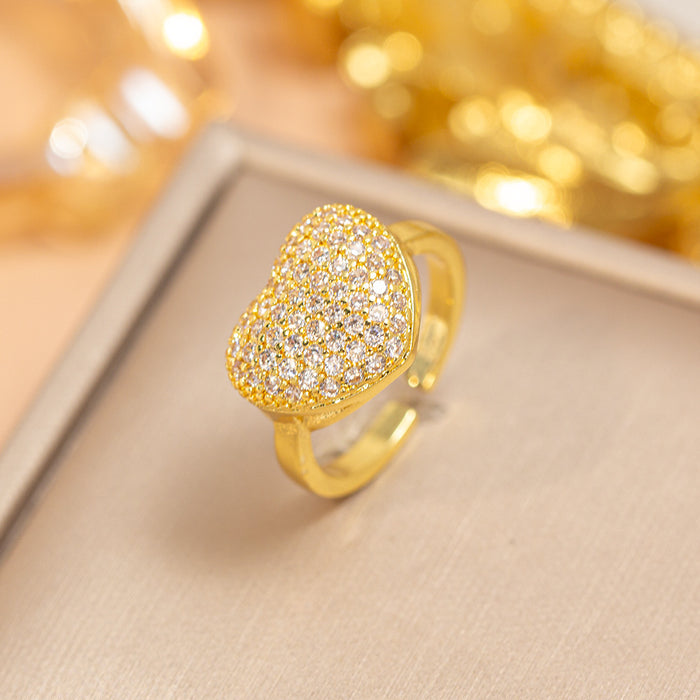 Wholesale Vintage Gold Plated Geometric Hollow Out Ring Adjustable Jewelry Accessory MOQ≥2