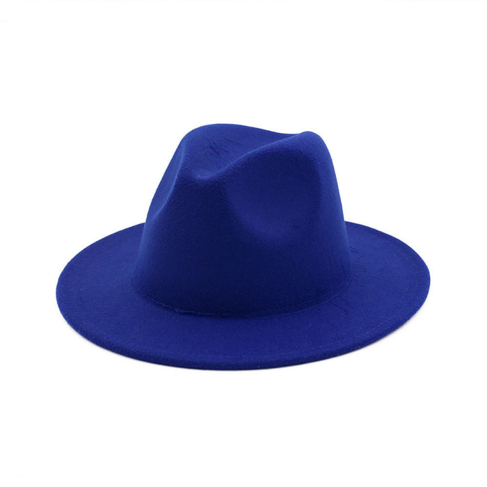Wholesale Woolen top hat, retro light plate felt hat