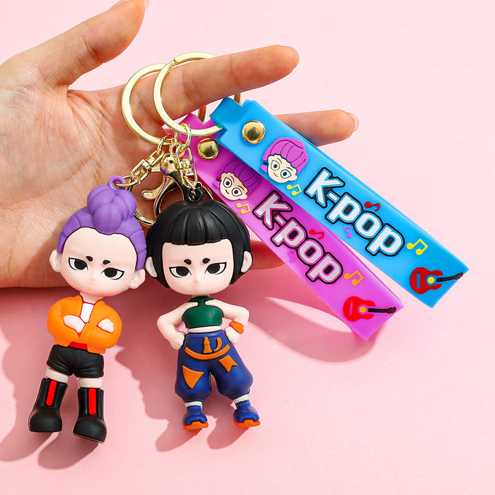 Wholesale KPOP Cartoon Anime Keychain Charm