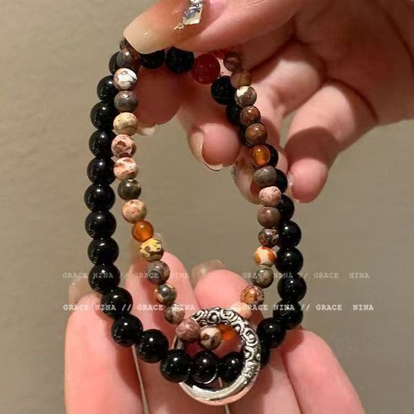 Wholesale Beaded Bracelet Women Natural Stone Bracelet Couple Trendy Jewelry