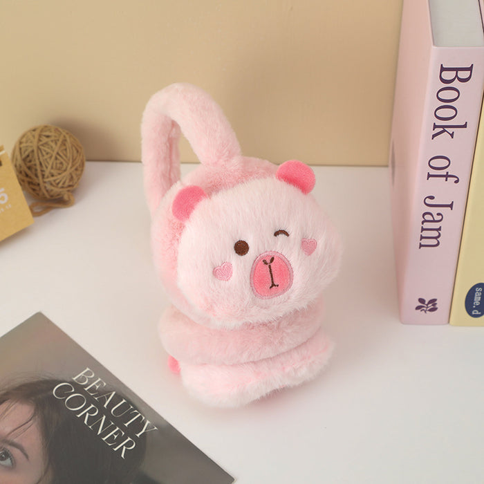 Wholesale Cute Cartoon Warm Plush Earmuffs