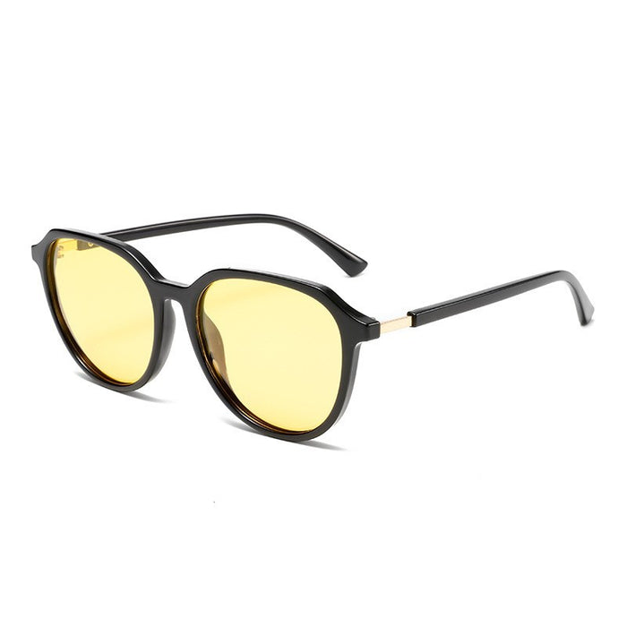 Wholesale New fashionable sunglasses, high-end glasses, oval frame polarized sunglasses
