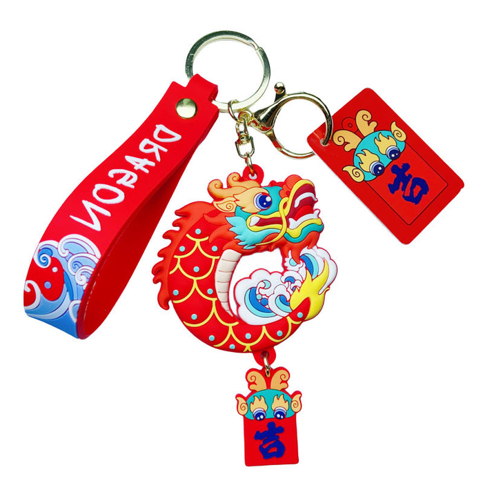 Wholesale Silicone Cartoon Doll Keychain JDC-KC-MingT085