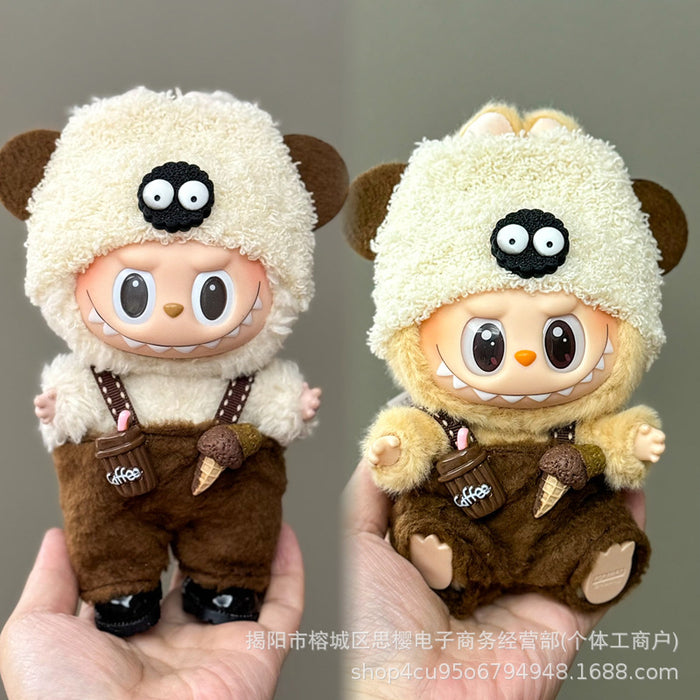 Wholesale 17cm Cartoon Doll Clothes Set