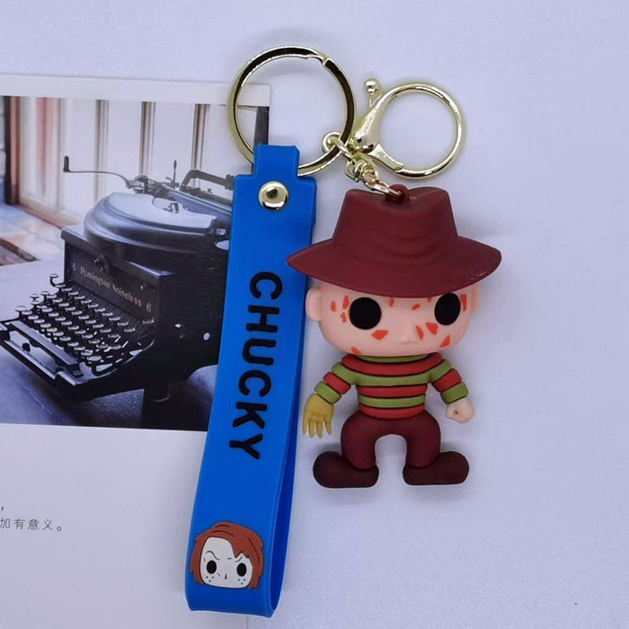 Wholesale Cartoon Christmas Keychain Pendant Car Keychain Accessories Gift