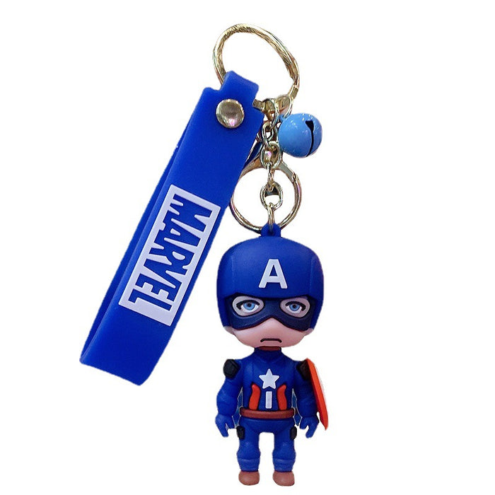 Wholesale Cartoon Silicone Doll Keychain JDC-KC-KuangK039