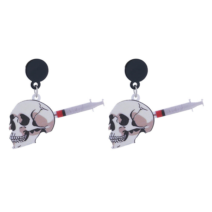 Wholesale  Series Earrings Horror Night Party Horror Funny Skeleton Dark Earrings for Women