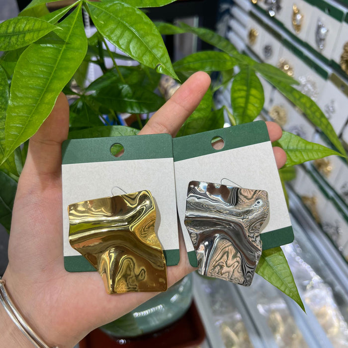 Wholesale Stainless Steel Irregular Brooch Fashion Versatile Design Pin Collar Accessories