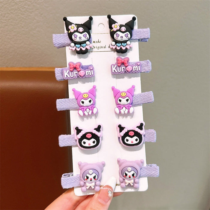 Wholesale Cartoon Children Hair Clips Style Soft Glue Hair Accessory Gift