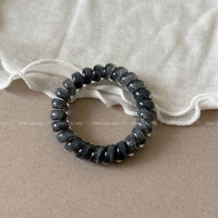 Wholesale New Cat Eye Color Transparent Phone Rope with No Trace Phone Cable Hair Rope Head Rope Rubber Band