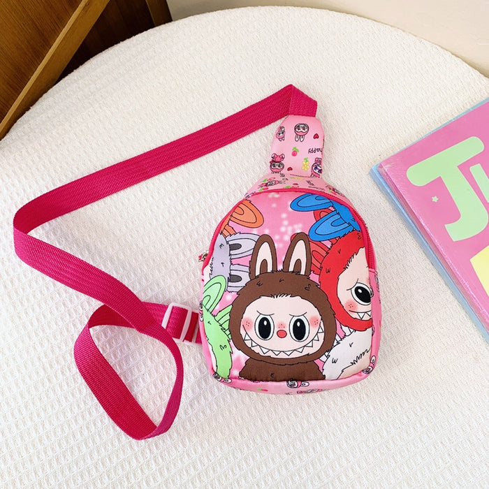 Wholesale Children' s Chest Bag Cartoon Cute Small Backpack Kindergarten Crossbody Bag Outdoor Coin Purse