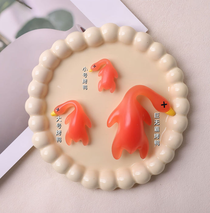 Wholesale Car-mounted color-changing roast duck car pendant