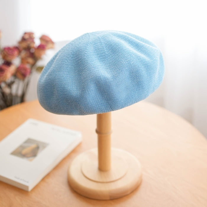 Wholesale Hollow out beret, breathable woven bud hat, sweet and versatile artist hat