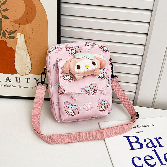 Wholesale Cartoon Printed Nylon Messenger Bag JDC-SD-Tongxi001