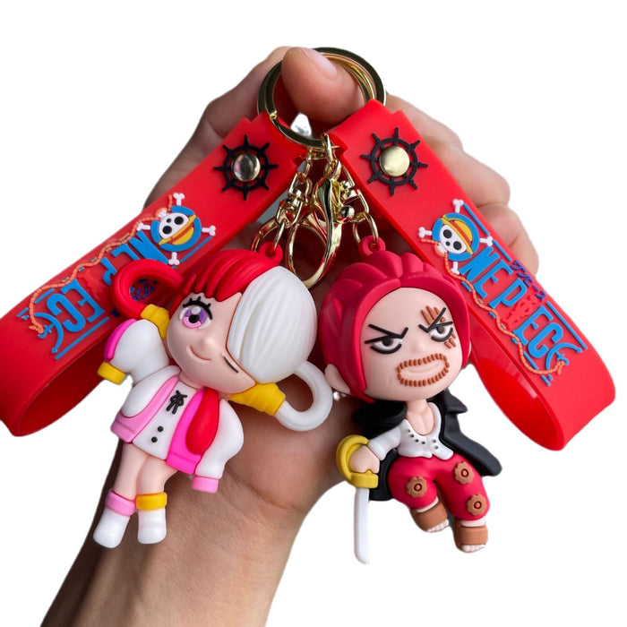 Wholesale Cross border keychain cartoon doll anime keychain bag pendant couple small gift wholesale