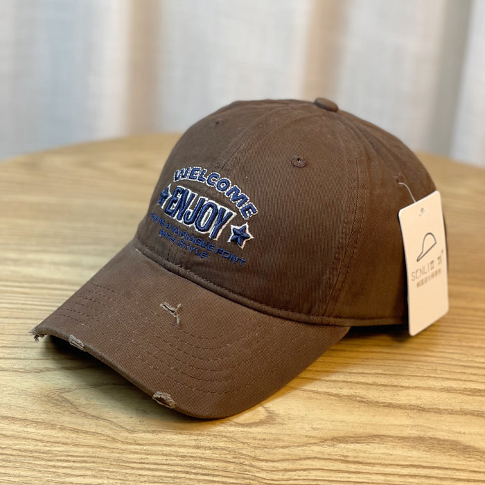 Wholesale three-dimensional embroidered letters baseball cap children's sunshade cap small face