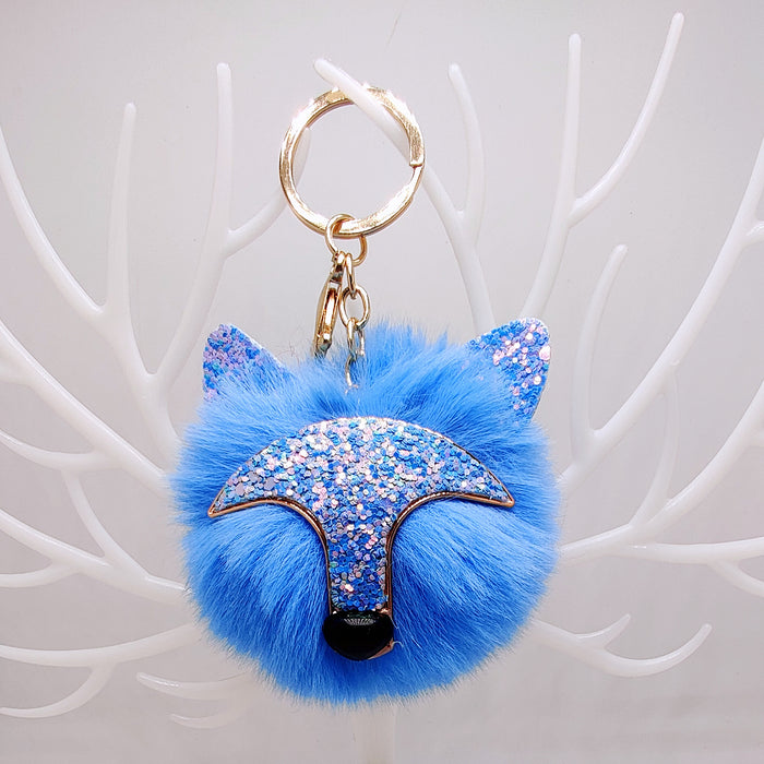 Wholesale Plush pendant, car keychain, fur ball pendant, bag decoration