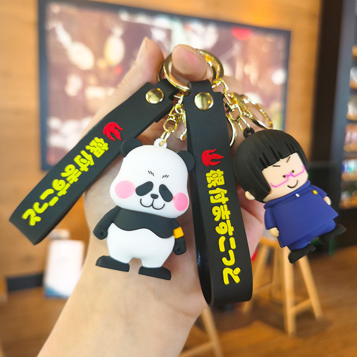 Wholesale Rubber Cartoon Three-dimensional Keychain JDC-KC-Tingm051