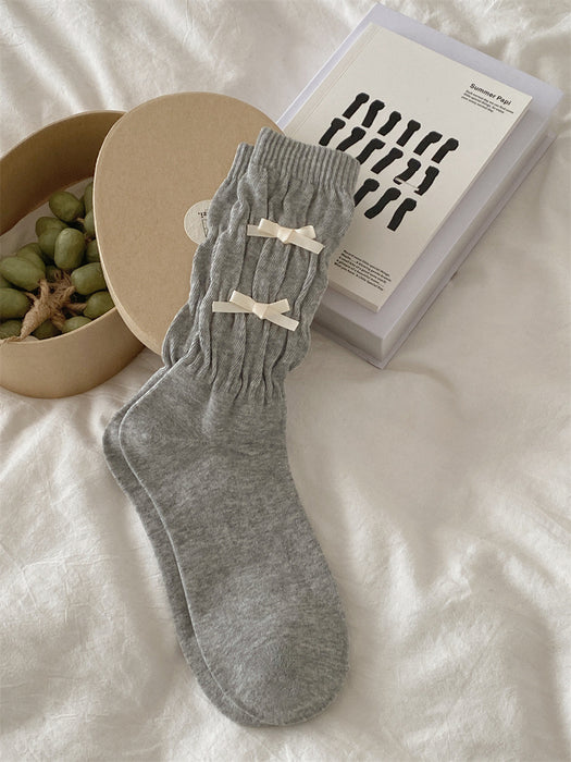 Wholesale Bow socks, mid length socks, long socks, pile socks