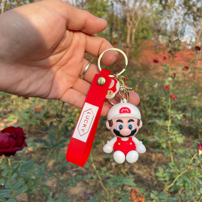 Wholesale Cartoon Cute Anime Soft Rubber 3D Doll PVC Keychain Bag Pendant