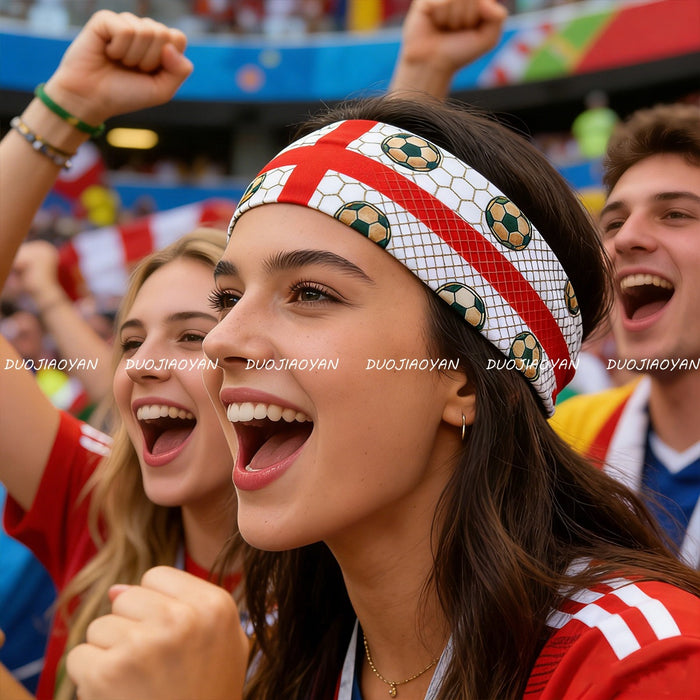 Wholesale Polyester Sports Headband World Cup Fan Headwear