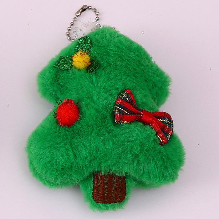 Wholesale Christmas Brooch Cute Plush Christmas Accessories Cartoon Pin Decorations Clothing Accessories