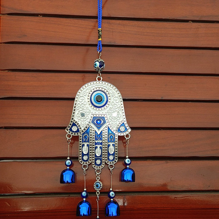 Wholesale Wind Chime Pendant Retro Blue Eye Pendant Devil's Eye Wall Decor Wind Chime