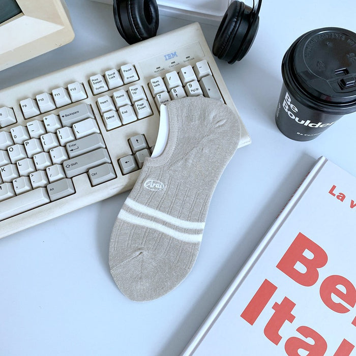 Wholesale Leisure silicone anti slip invisible socks