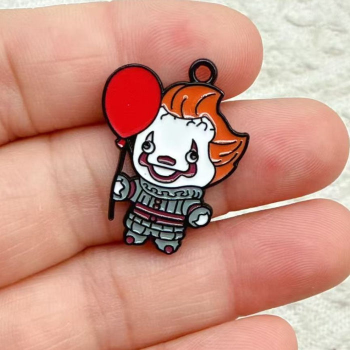 Wholesale 10pcs  Series Monster DIY Alloy Drip Pendant Keychain Earrings Bag Charm